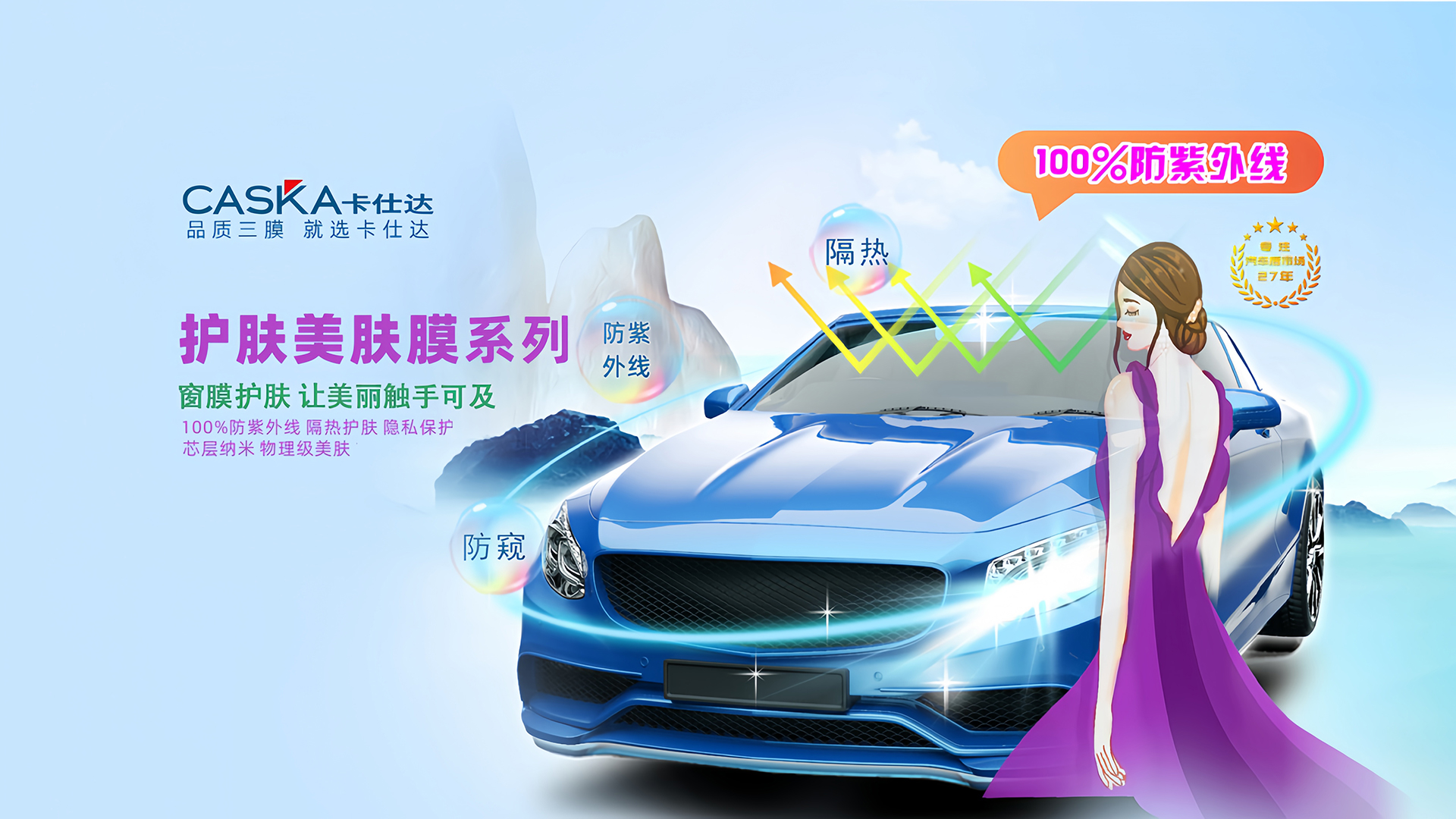 窗膜-护肤膜